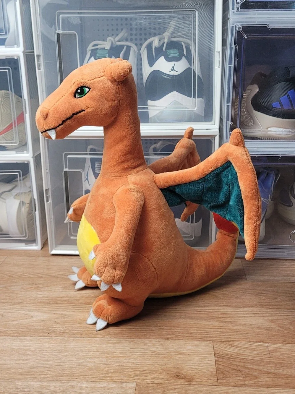 Pokémon CHARIZARD PLUSH 12” Stuffed Dragon Toy Bendable Wings Neck Tail